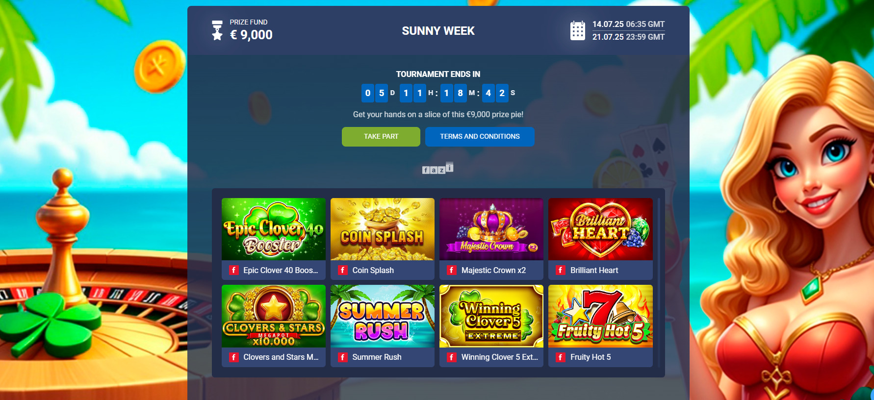 sunny-week-1xbet